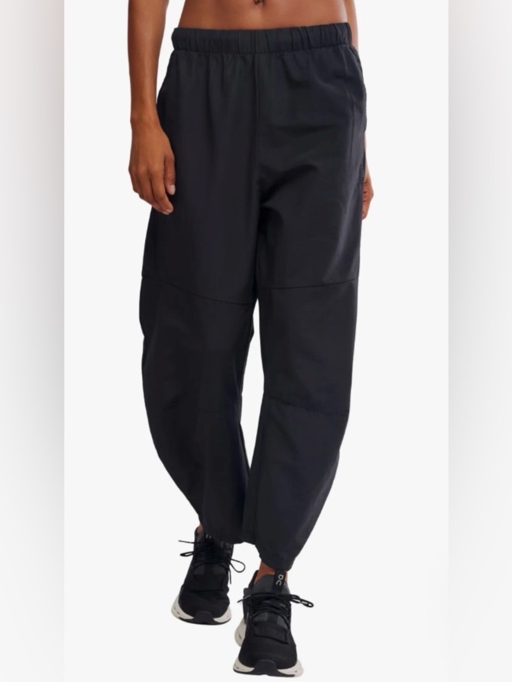 FP Movement Game Day High Rise Barrel Leg Track Pants. Black XS